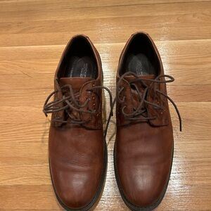 Men's Rockport Total Motion Tan Leather Shoes